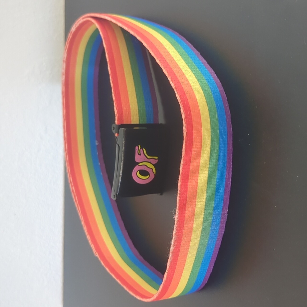 OF Rainbow Clip-On Skater/Grunge Belt